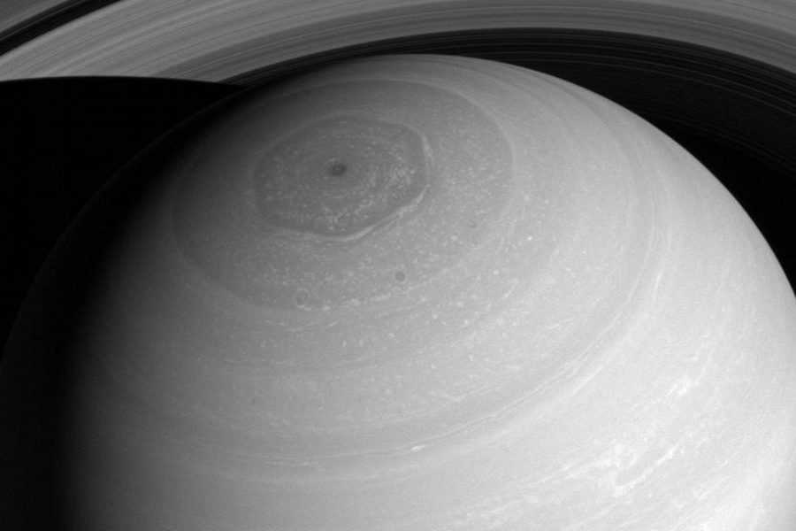The Hexagonal Storm of Saturn