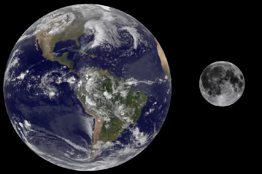 Earth and its Moon