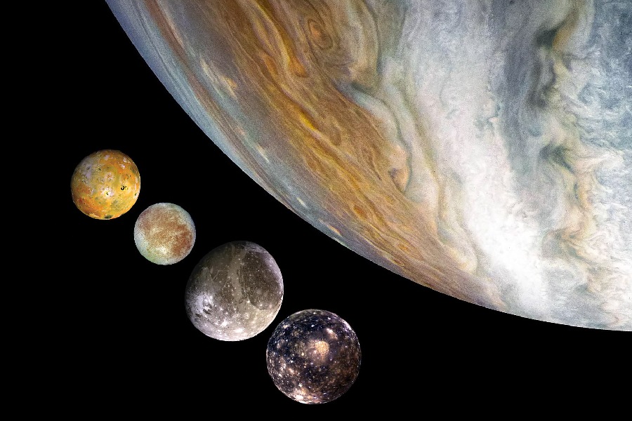 Jupiter Moons Compared To Earth