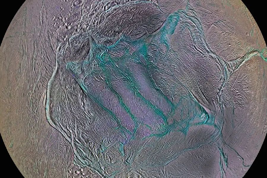 Enceladus Tiger Stripes